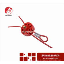 Wenzhou BAODSAFE BDS-L8631 Fechamento do bloqueio do bloqueio do cabo da roda ajustável 2.4m